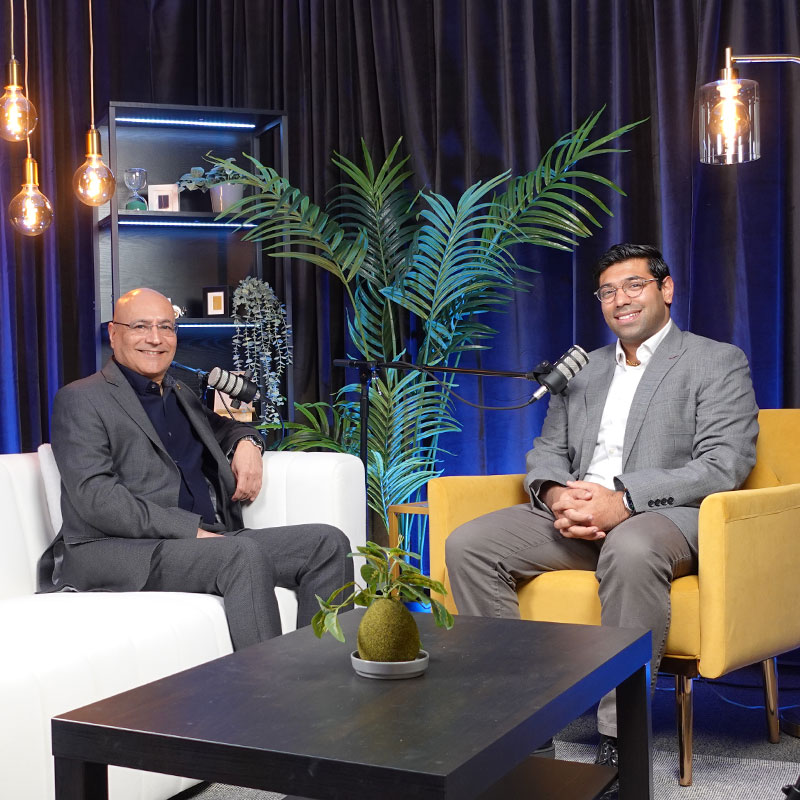 Dean Anuj Mehrotra discusses his past two years as the dean of Scheller with the podcast host.