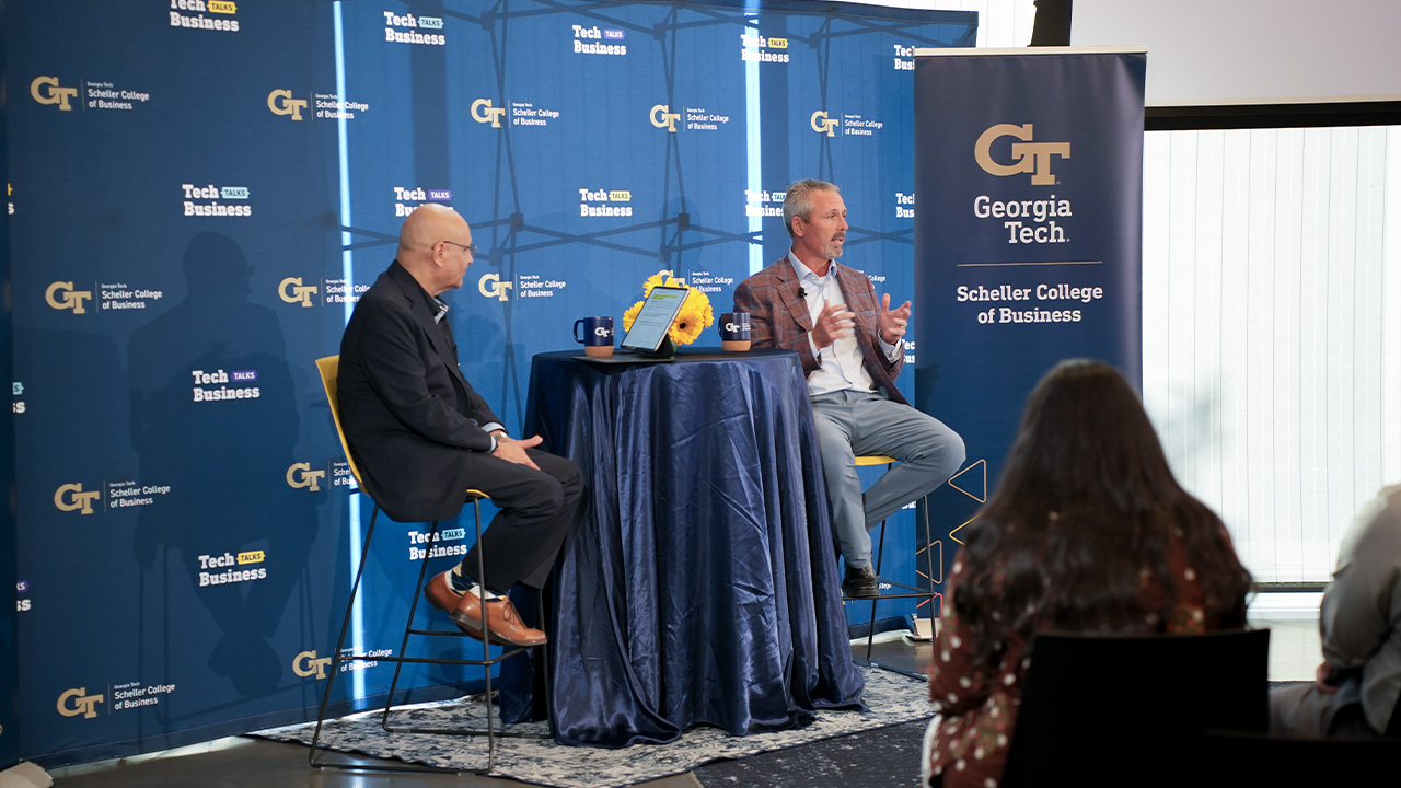 Dean Anuj Mehrotra in conversation with Jim Hannan, president and COO at Koch.