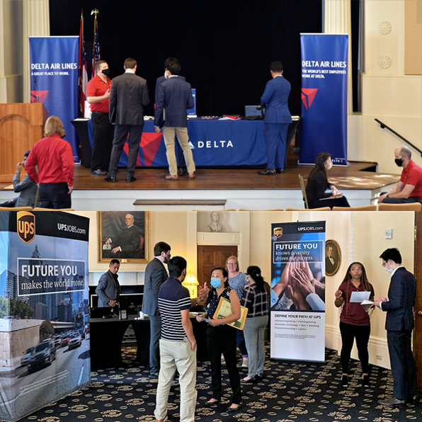 Delta and UPS at 2021 Career Fair