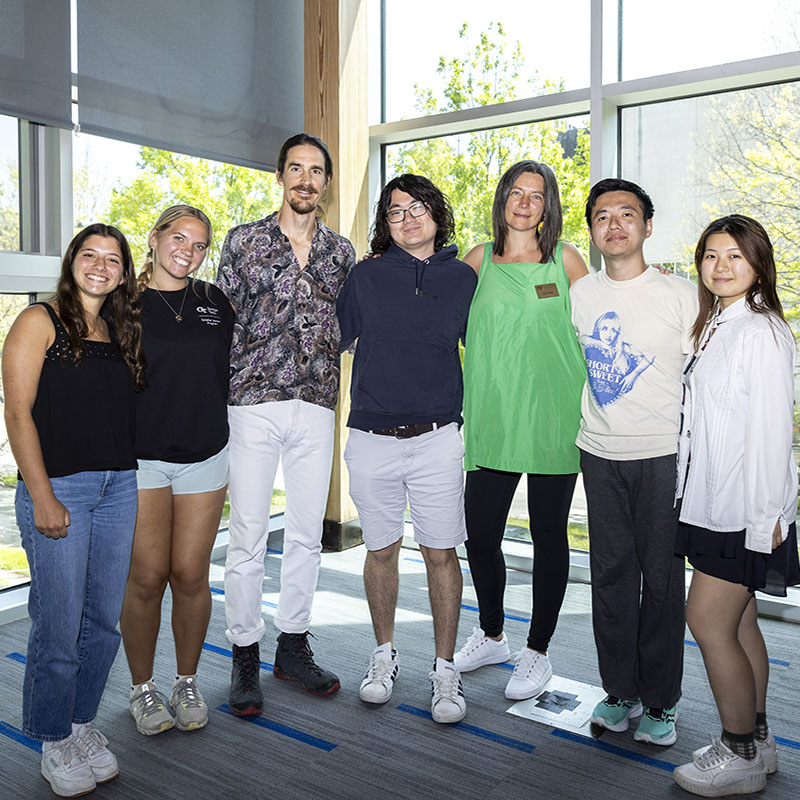 Student Attendees with Logan Strenchock and Dori Pap