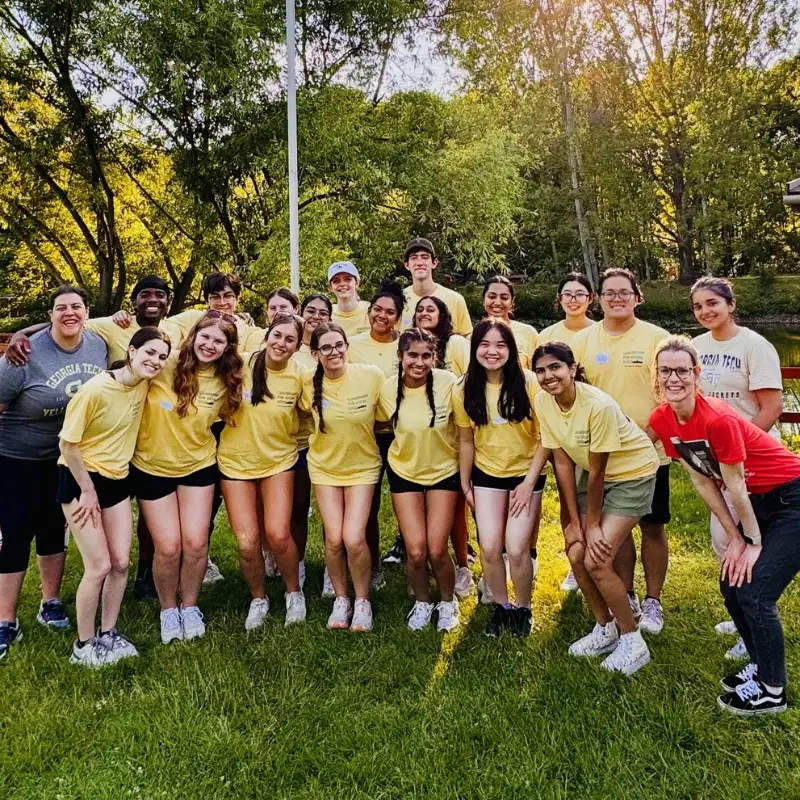 group photo of undergraduate students 