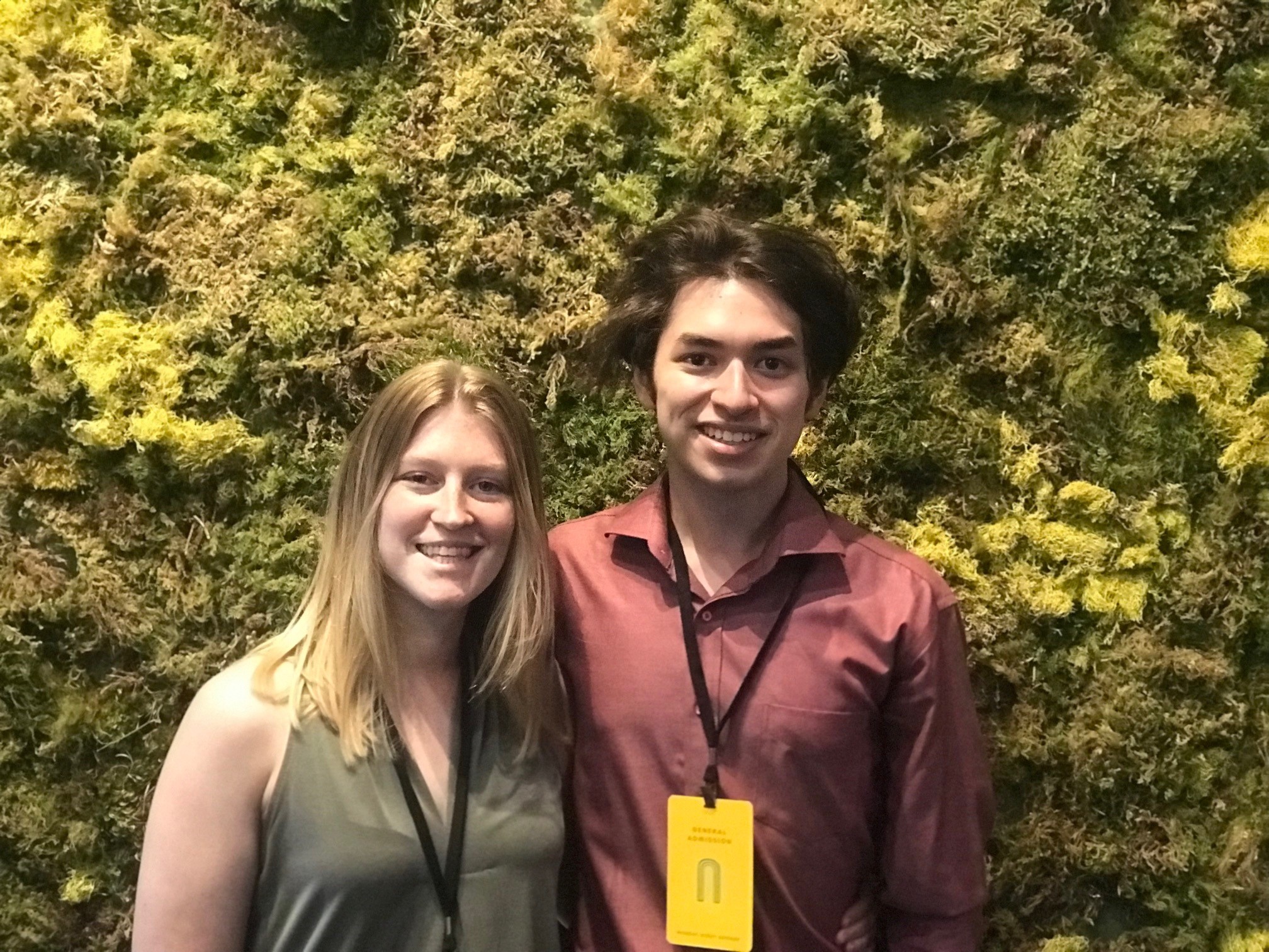 2021 UN Fellows (Madelyne Hamblett BA '21 and Brady Sanders CHEM '23)