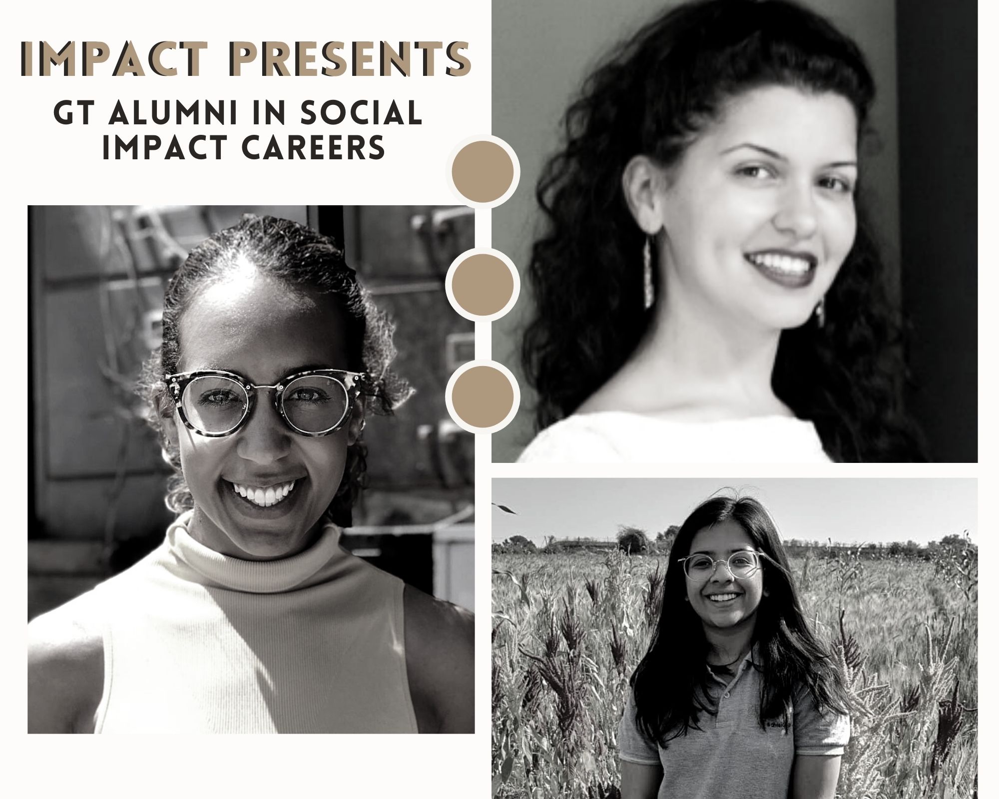 "Lead from a place of humility”- Advice from young alumni in social impact careers.