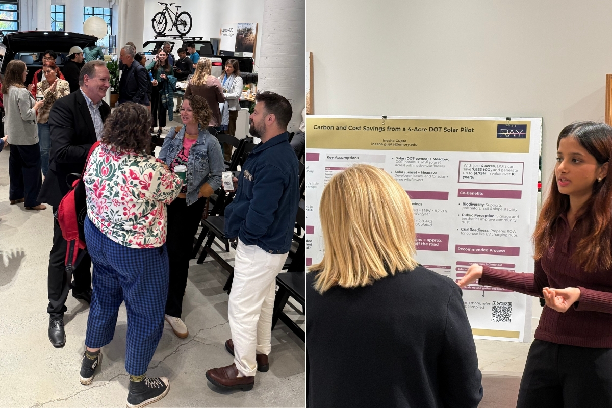 Attendees connect at the Compact’s all-hands meeting.