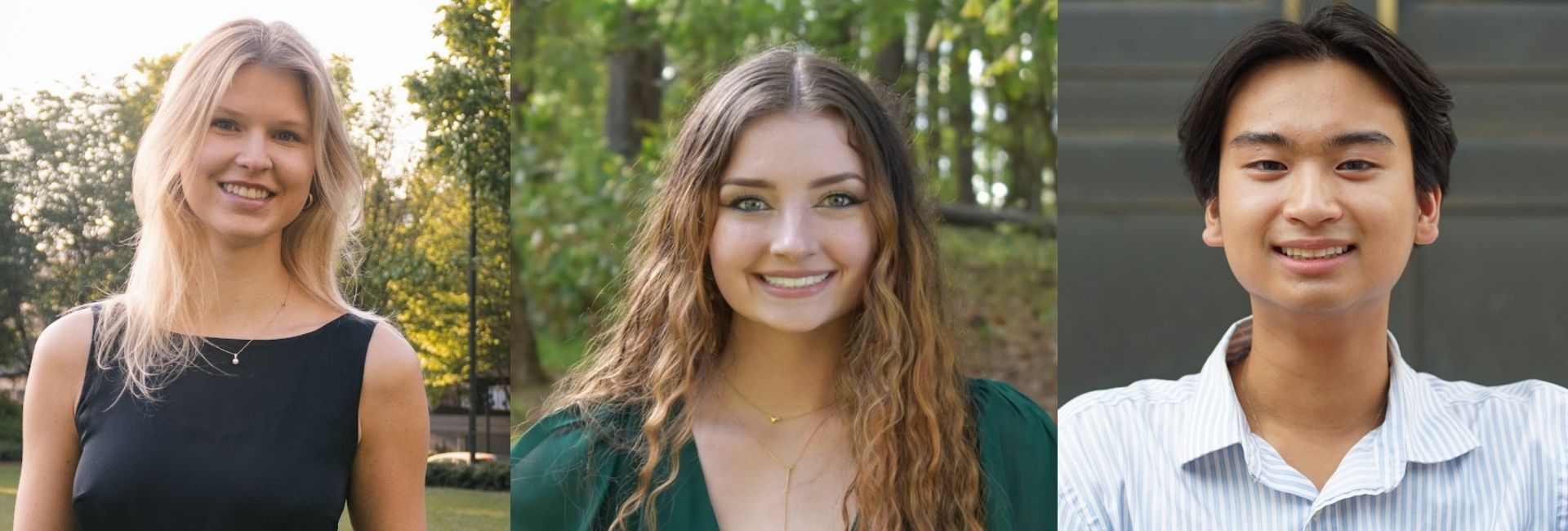 The student team working on the Brightmark project included Venla Harkonen, Justin Lê, and Lily Perry