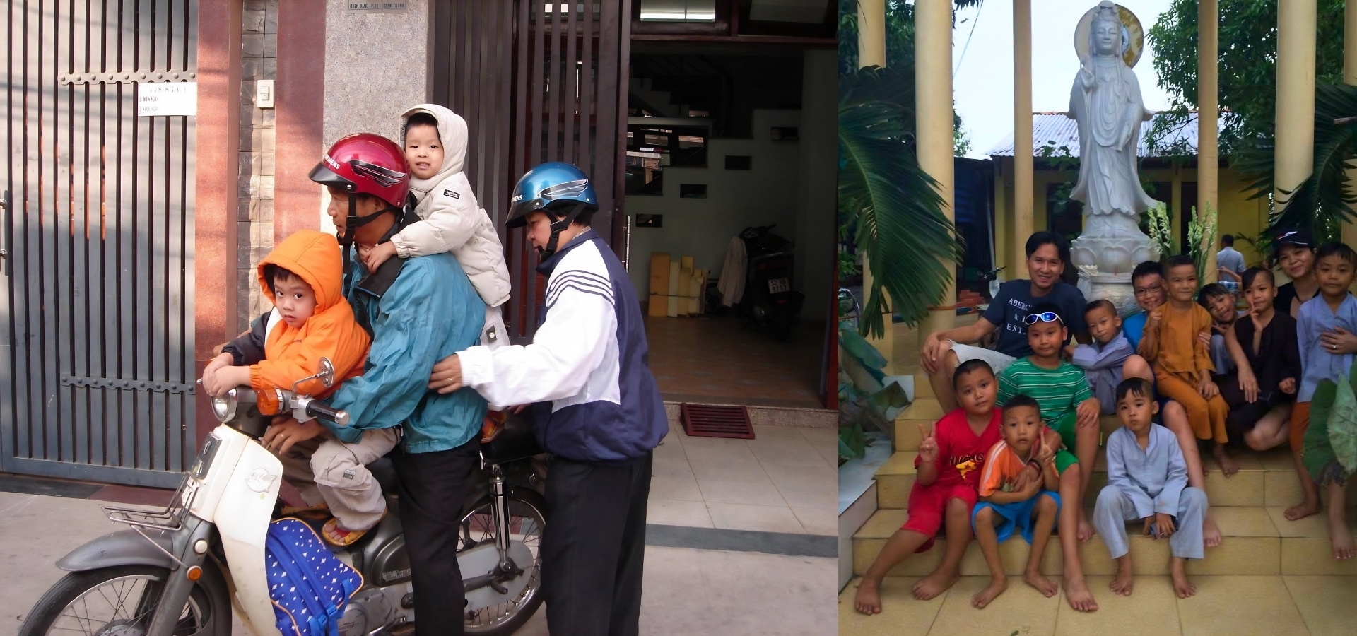 Collaboration images of Justin Le as a child