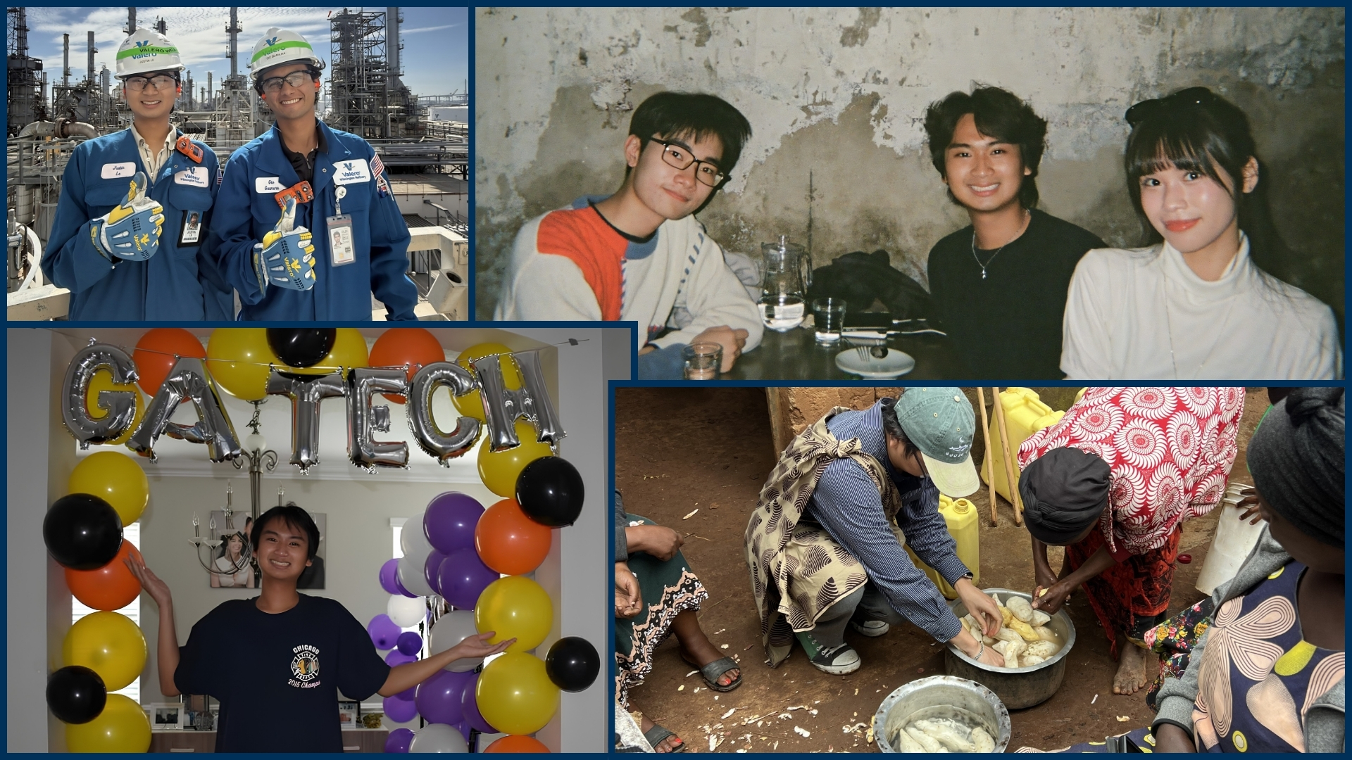 Collaboration of images of Justin Le at Georgia Tech