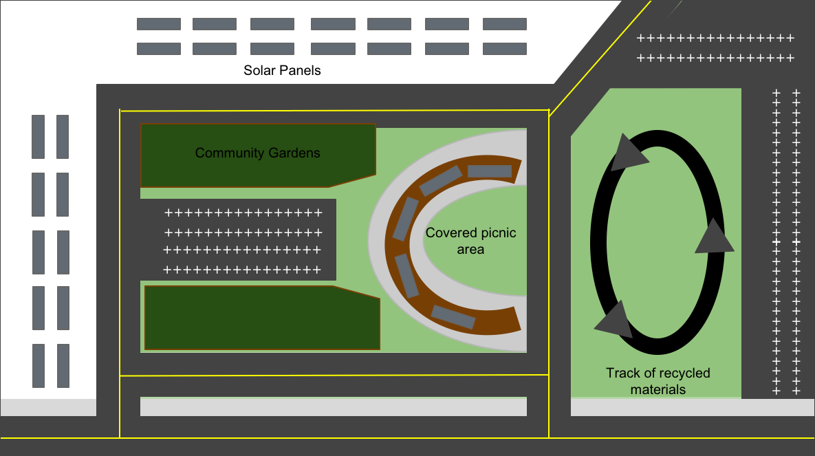 Preliminary design for a sustainable gathering place.