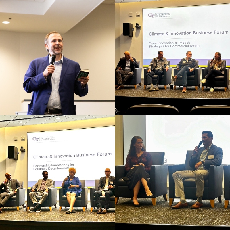 The Climate & Innovation Business Forum panels