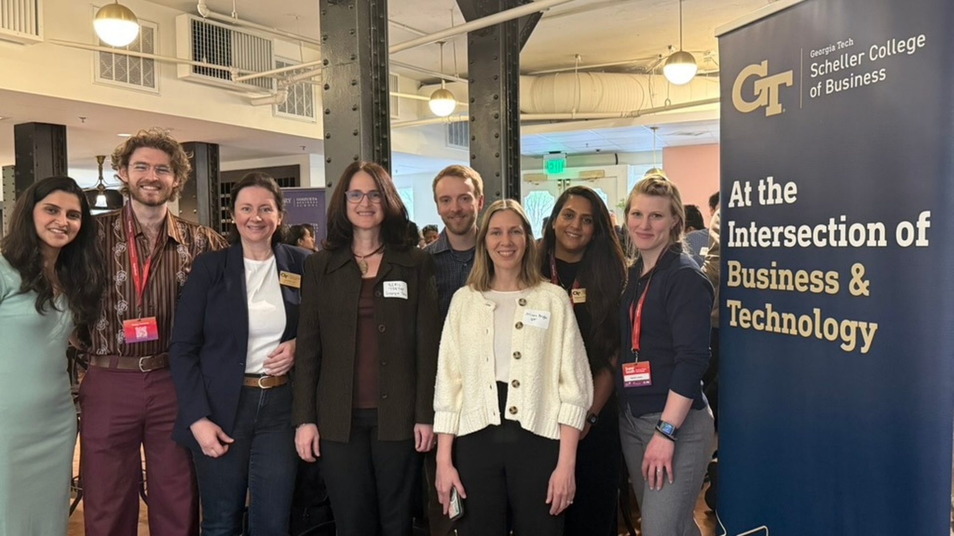 Organizers of the NextGen Finance Social with the Center team.