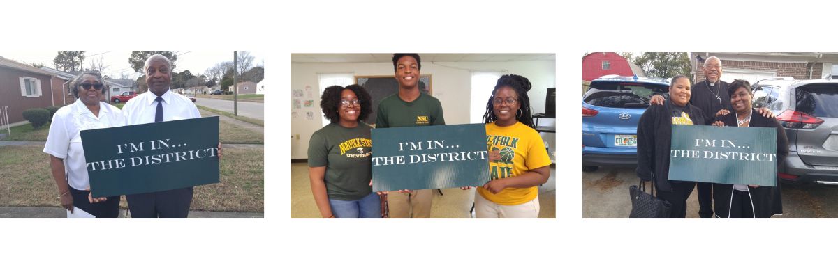 Residents of South Hampton Roads show pride for the ECO District.
