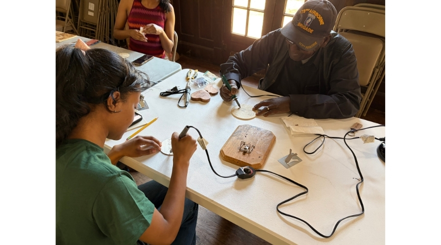 Jerushia Graham is a visual artist and museum manager at the Robert C. Williams Museum of Papermaking. 