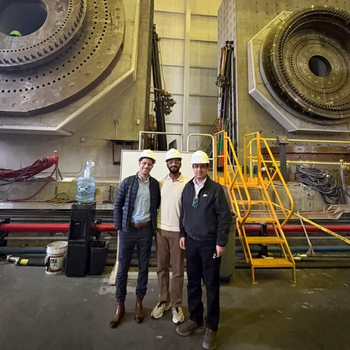MBA Students visit the Wind Technology Testing Center in Boston.